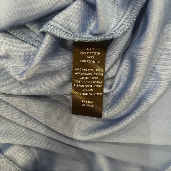 Jessica Howard Women’s Maxi Dress Sz 6 Blue Floral Boho Feminine Whimsical Flowy - Picture 11 of 12